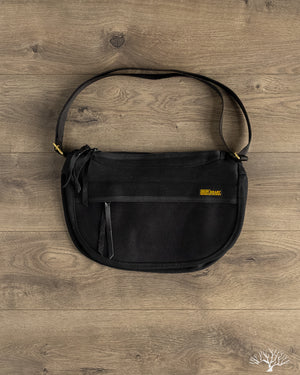 Iron Heart IHE-19-BLK - 21oz Denim Small Shoulder Bag - Black