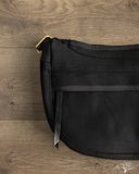 Iron Heart IHE-19-BLK - 21oz Denim Small Shoulder Bag - Black