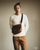 Iron Heart IHE-19-BRN - 17oz Duck Small Shoulder Bag - Brown