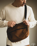 Iron Heart IHE-19-BRN - 17oz Duck Small Shoulder Bag - Brown