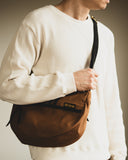 Iron Heart IHE-19-BRN - 17oz Duck Small Shoulder Bag - Brown