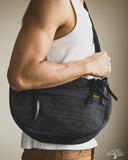 Iron Heart IHE-19-IND - 21oz Selvedge Denim Small Shoulder Bag - Indigo