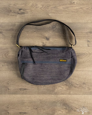 Iron Heart IHE-19-IND - 21oz Selvedge Denim Small Shoulder Bag - Indigo