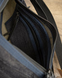 Iron Heart IHE-19-IND - 21oz Selvedge Denim Small Shoulder Bag - Indigo