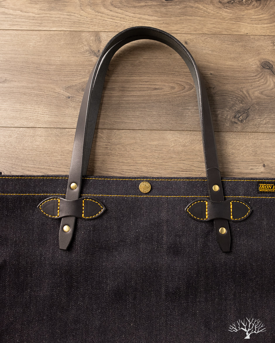 Iron Heart IHE-49-IND - 25oz Selvedge Denim Tote Bag - Indigo