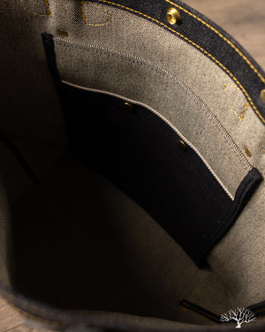 Iron Heart - IHE-49-IND - 25oz Selvedge Denim Tote Bag - Indigo