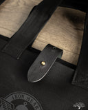 Iron Heart IHE-55-BLK - 21oz Denim Tote Bag - Superblack