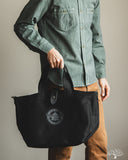 Iron Heart IHE-55-BLK - 21oz Denim Tote Bag - Superblack