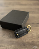 Iron Heart IHG-067-BLK Buttero Leather Keyring - Black