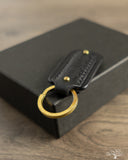 Iron Heart IHG-067-BLK Buttero Leather Keyring - Black