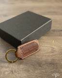 Iron Heart IHG-067-BRN Buttero Leather Keyring - Brown