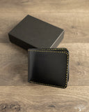 Iron Heart IHG-071-BLK - Slimline Small Shell Cordovan Wallet - Black