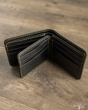 Iron Heart IHG-071-BLK - Slimline Small Shell Cordovan Wallet - Black