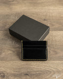 Iron Heart IHG-089-BLK - Shell Cordovan Card Holder - Black
