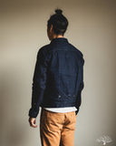 Iron Heart IHJ-140-IG - 19oz Selvedge Denim Type I Jacket - Indigo/Grey