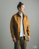 Iron Heart IHJ-148-BRN - 10oz Kurashikizome Organic Cotton Duck Chore Jacket - Brown