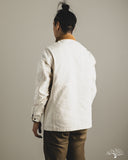 Iron Heart IHJ-148-IVO - 10oz Kurashikizome Organic Cotton Duck Chore Jacket - Ivory