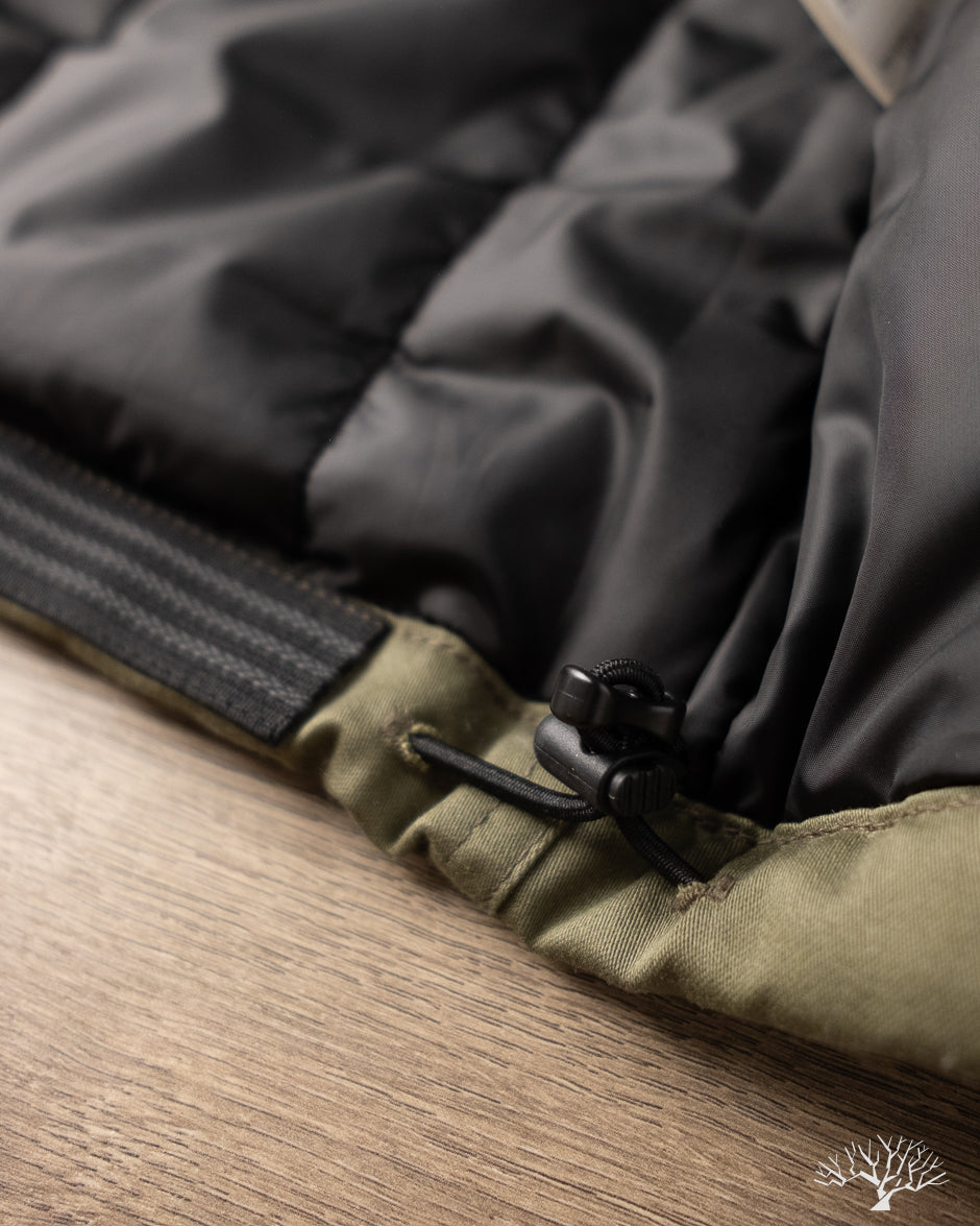 Iron Heart IHJ-154-OLV - 8oz Sateen/Primaloft Winter Parka Jacket - Olive