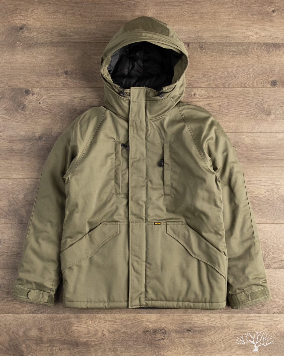 Iron Heart IHJ-154-OLV - 8oz Sateen/Primaloft Winter Parka Jacket - Olive