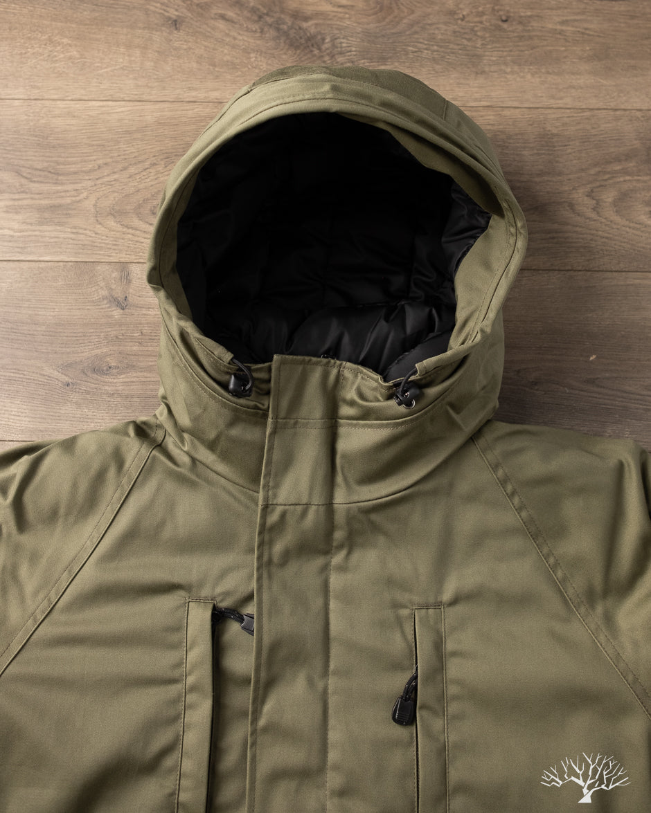 Iron Heart IHJ-154-OLV - 8oz Sateen/Primaloft Winter Parka Jacket - Olive
