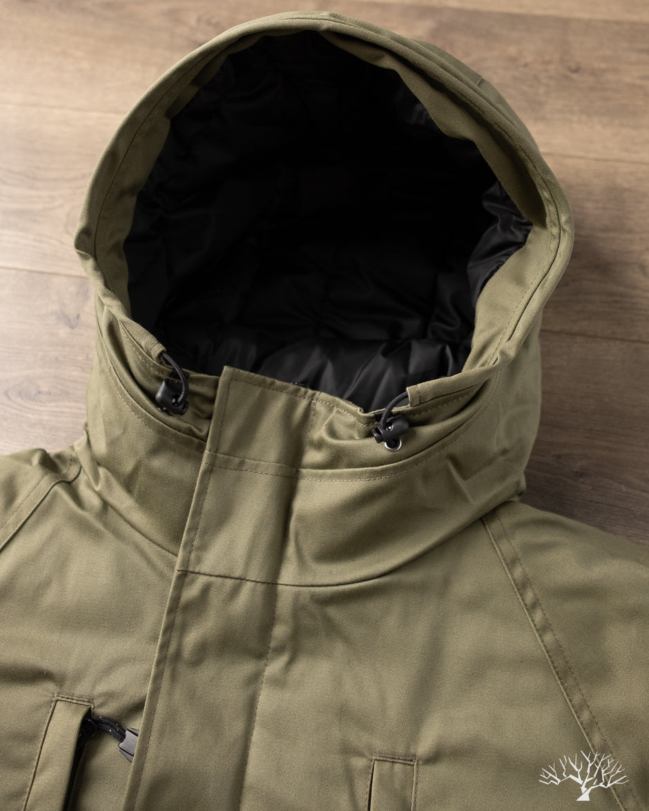 Iron Heart IHJ-154-OLV - 8oz Sateen/Primaloft Winter Parka Jacket - Olive