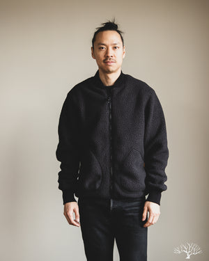 Iron Heart - IHJ-157-BLK - Reversible Fleece Jacket - Black