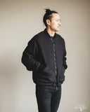 Iron Heart IHJ-157-BLK - Reversible Fleece Jacket - Black