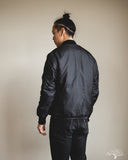 Iron Heart IHJ-157-BLK - Reversible Fleece Jacket - Black