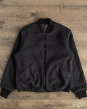 Iron Heart IHJ-157-BLK - Reversible Fleece Jacket - Black