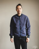 Iron Heart IHJ-157-NAV - Reversible Fleece Jacket - Navy