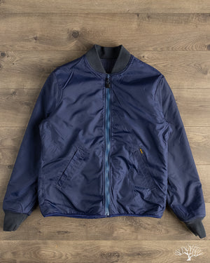 Iron Heart - IHJ-157-NAV - Reversible Fleece Jacket - Navy