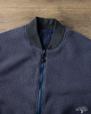 Iron Heart IHJ-157-NAV - Reversible Fleece Jacket - Navy