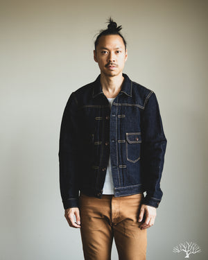 IRON HEART IHJ-163 リネンデニム2nd W44 XXL 未使用 Iron Heart - IHJ-163-IND - Cotton/Linen Denim Type II Jacket