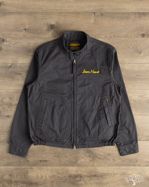 Iron Heart IHJ-165-BLK - 6.2oz Serge Drizzler Jacket - Black