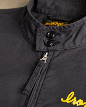 Iron Heart - IHJ-165-BLK - 6.2oz Serge Drizzler Jacket - Black