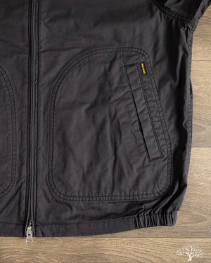 Iron Heart - IHJ-165-BLK - 6.2oz Serge Drizzler Jacket - Black