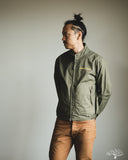 Iron Heart IHJ-165-ODG - 6.2oz Serge Drizzler Jacket - Olive Drab Green