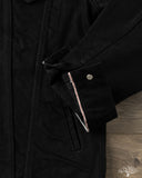 Iron Heart IHJ-86-BLK - 14oz Selvedge Denim Modified Type III Jacket - Black/Black