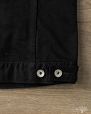 Iron Heart IHJ-86-BLK - 14oz Selvedge Denim Modified Type III Jacket - Black/Black