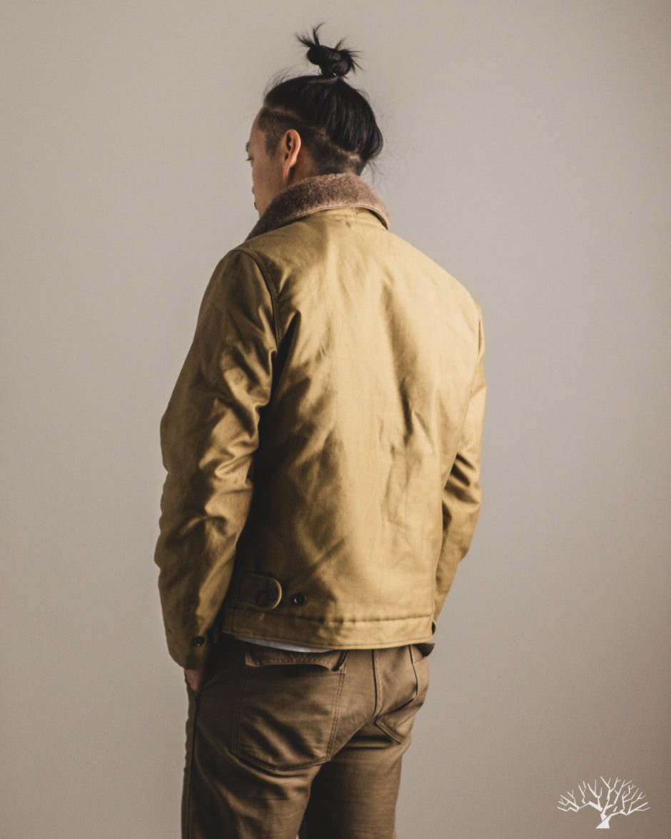 Iron Heart IHM-35-KHA - Whipcord N1 Deck Jacket - Khaki