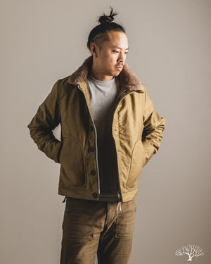 Iron Heart - IHM-35-KHA - Whipcord N1 Deck Jacket - Khaki