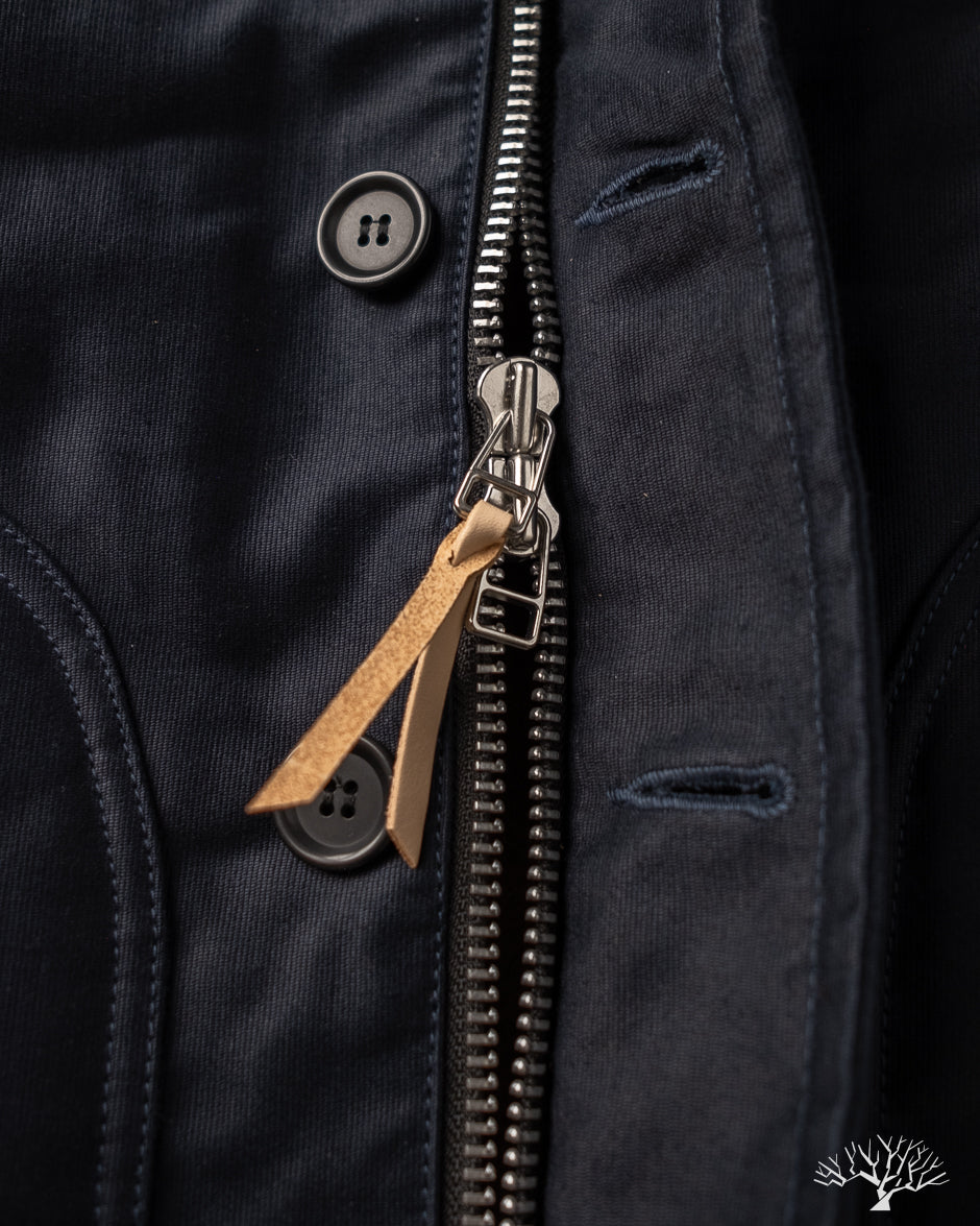 Iron Heart IHM-35-NAV - Whipcord N1 Deck Jacket - Navy