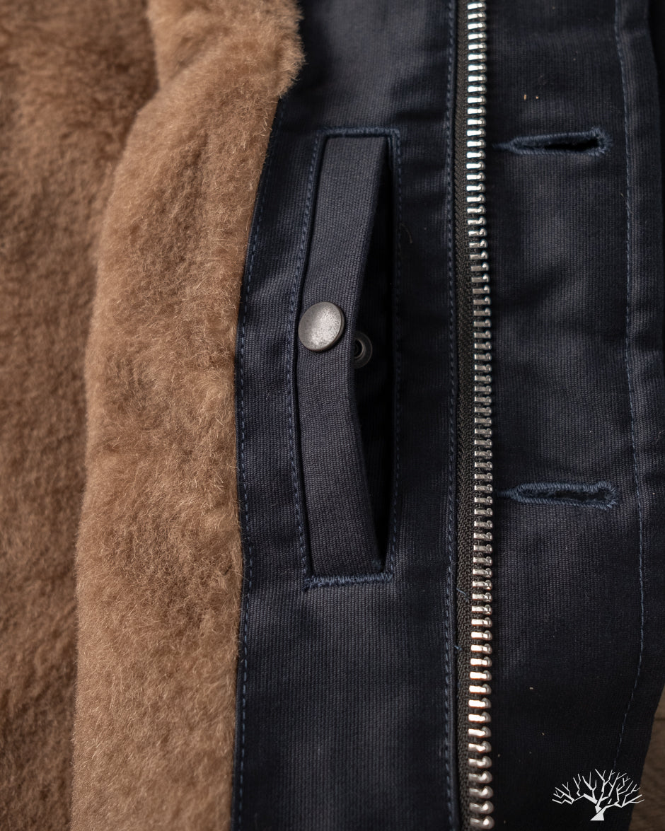 Iron Heart IHM-35-NAV - Whipcord N1 Deck Jacket - Navy