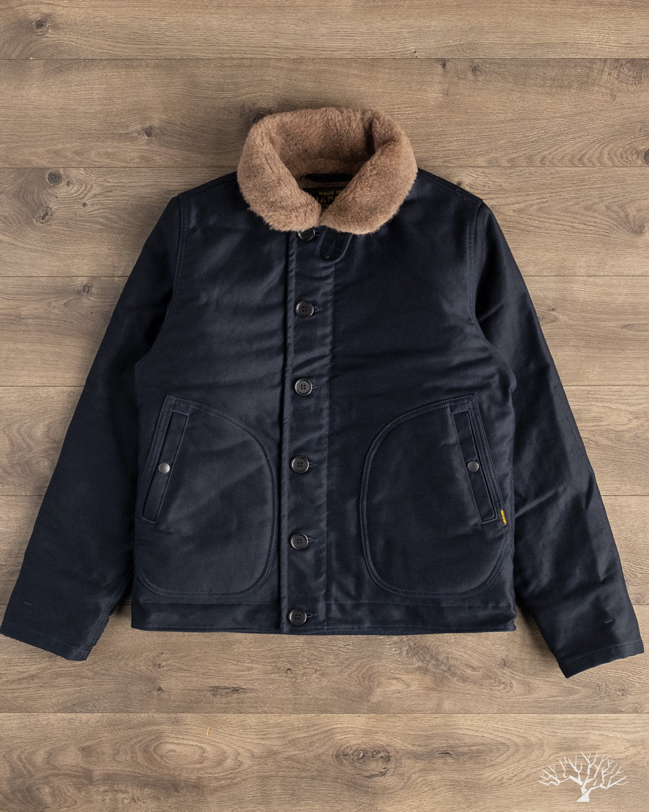 Iron Heart IHM-35-NAV - Whipcord N1 Deck Jacket - Navy