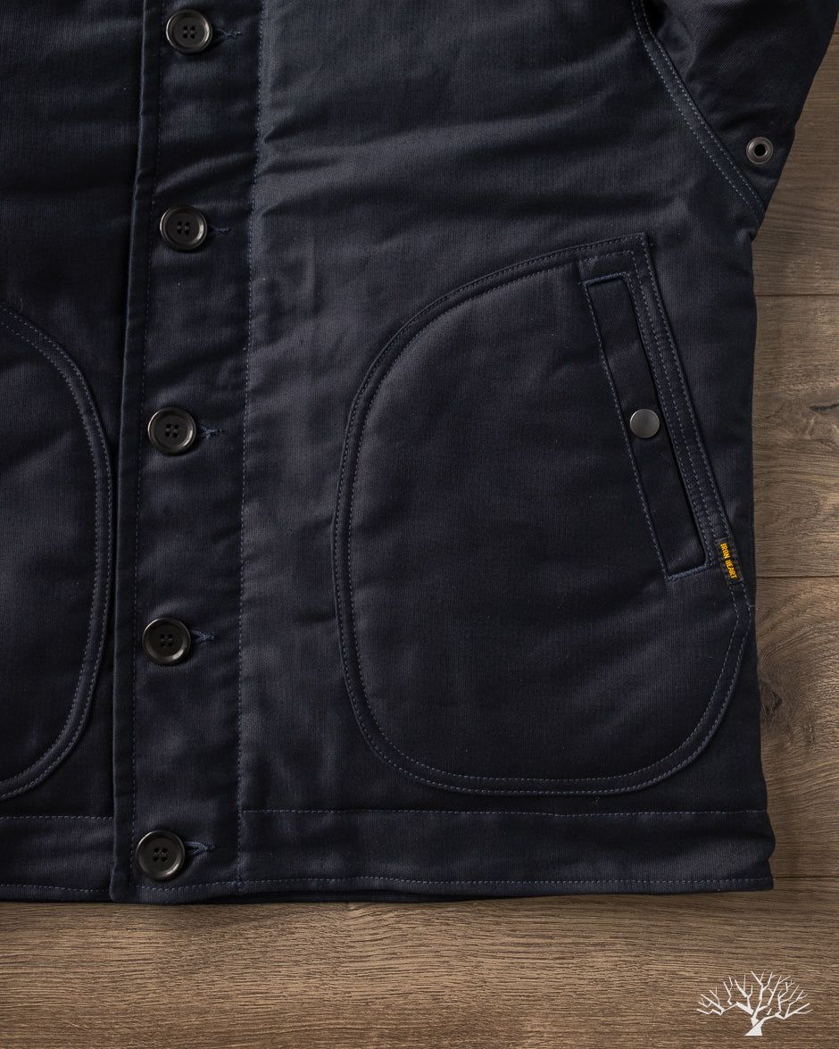 Iron Heart IHM-35-NAV - Whipcord N1 Deck Jacket - Navy