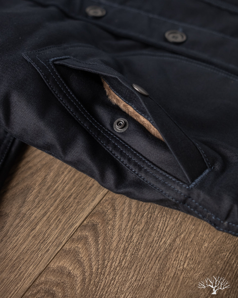 Iron Heart IHM-35-NAV - Whipcord N1 Deck Jacket - Navy