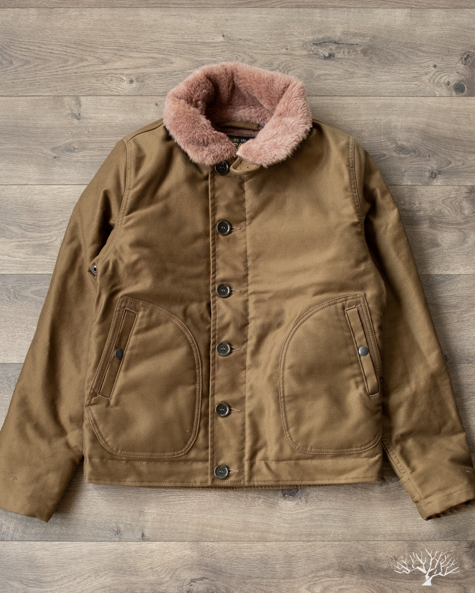 Iron Heart - IHM-35-ODG - Whipcord N1 Deck Jacket - Olive Drab