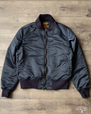 IHM-43-NAV Type L-2B Nylon Flight Jacket Navy Blue