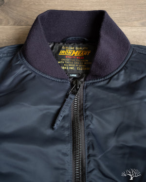 IHM-43-NAV Type L-2B Nylon Flight Jacket Navy Blue