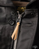 Iron Heart IHM-45-BLK - Oiled Whipcord A2 Deck Jacket - Black